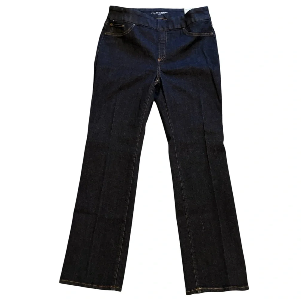 NWOT Chico's Deep Indigo Boot Cut Jeans - Picture 3 of 5